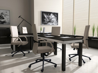 Interior of modern office