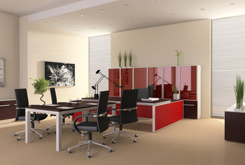 Interior of modern office