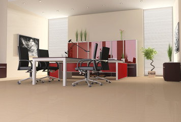 Interior of modern office