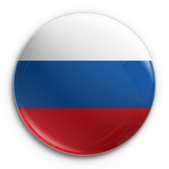 Fototapeta premium badge - Russian flag