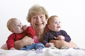 Grandma and grandsons