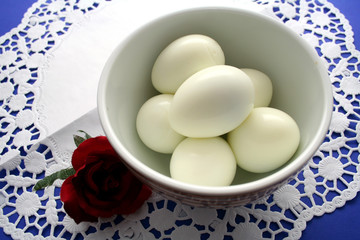 Gekochte Eier