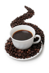 The cup of coffee   