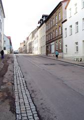 Obraz premium Leere Hauptstrasse
