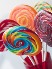 Spiral Fruit Lollipops