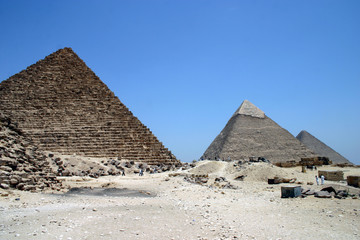Fototapeta na wymiar Three Pyramids
