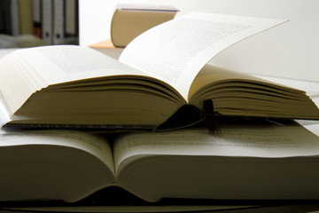 books in the library