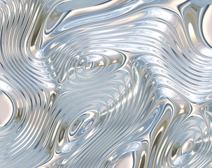 Liquid Metal Background - 8341975