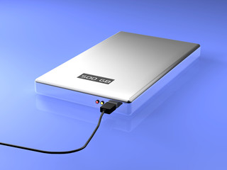 Externe Festplatte (3D)