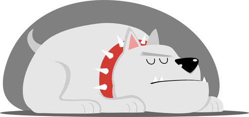 Big Dog with red collar