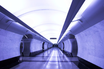 modern subway station