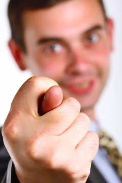 male  isolated on white