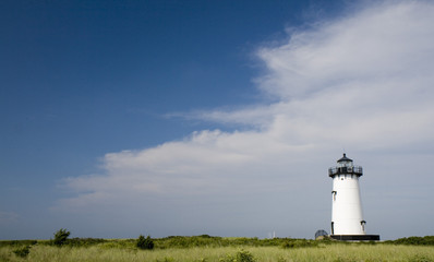 Edgar Harbor Light House Marthas Vineyard