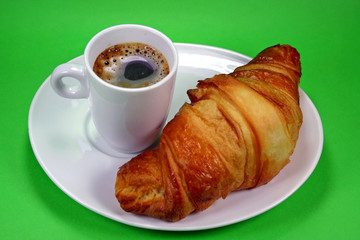 café, croissant