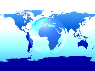 earth map & globe