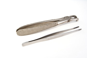 Dental pliers and tweezers