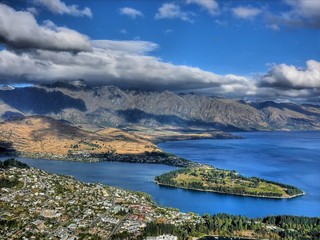 Queenstown von Oben - HDR