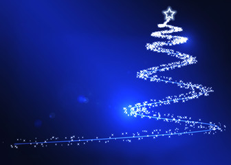 Blue Christmas Background