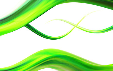 Abstract green branches