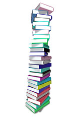 books pile