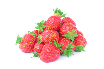 Pile of strawberries.