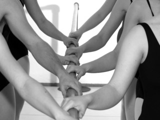 Dancers at the bar