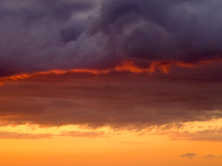 Obraz premium Colorful Clouds at Sunset 20080503-1180263