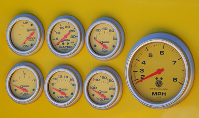 Boat Instrument Panel
