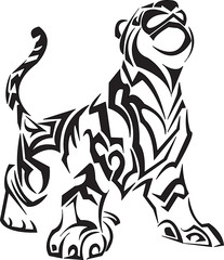 Tribal Tiger Tattoo