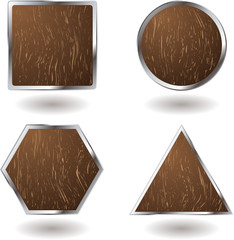wood button variation