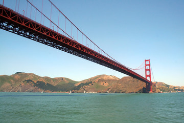Golden Gate Bridge From The Water