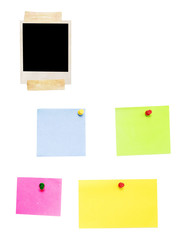 empty photo frame and blanks