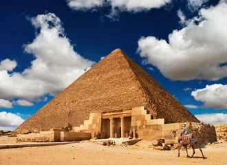 Fotobehang Egyptian pyramid © Dmitry Pichugin