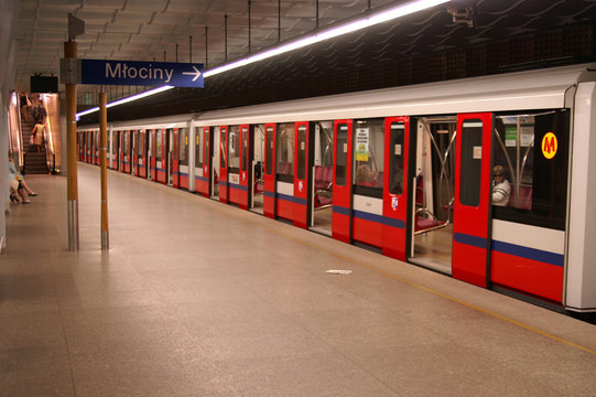 Fototapeta metro rail