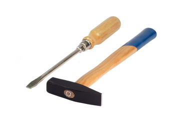 Hammer und Schraubendreher