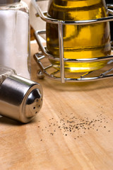 Olive oil and spices