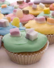 Colorful cakes