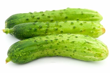 green cucumbers