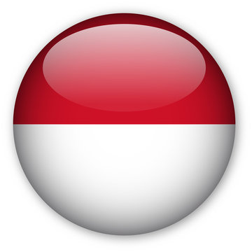 Indonesian flag button