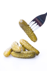 Pickled gherkins