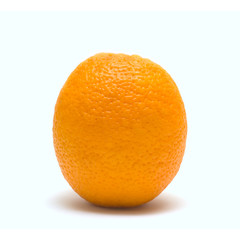 Orange isolated on blue