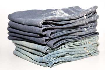 Modern jeans isolated