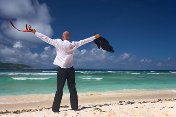 on island of paradise at least