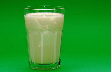 Glas mit Milch