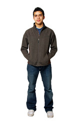 Isolated Teenager Standing