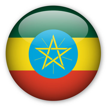 Ethiopian Flag button