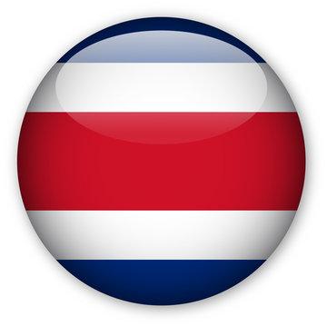 Costa Rican flag button