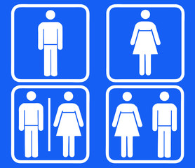 Man and woman - sign
