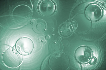 Liquid Metal Raindrops Abstract Background