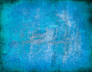 blue grunge background with space for text or image.